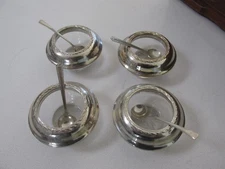 Vintage Fine Arts "Southern Colonial" Sterling Silver Salt Cellar w/Spoon