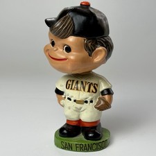 Vintage San Francisco Giants MLB Bobblehead/Nodder, Green Round Base ‘63-‘65