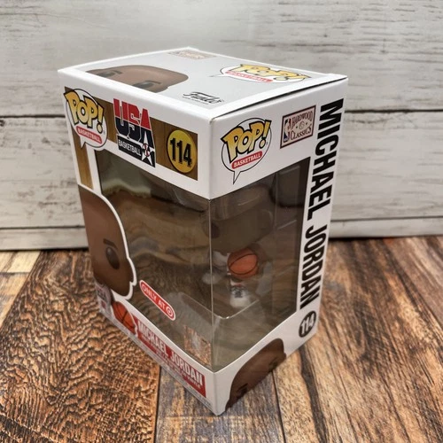 MICHAEL JORDAN FUNKO POP 1992 TEAM USA “DREAM TEAM” #114 TARGET EXCLUSIVE NBA