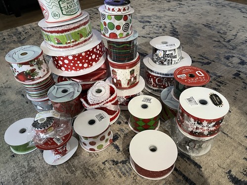 wired Ribbon For Wreaths And Other Crafts - Bild 3 von 4