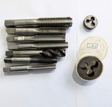 BSW Whitworth Taps x 7 and Dies x 2 Various Sizes & Brands