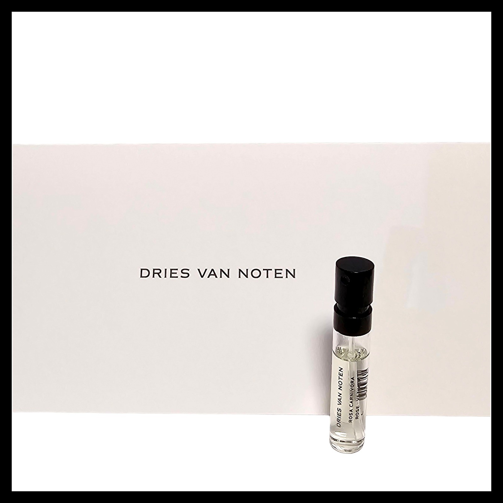 Dries Van Noten Rosa Carnivora Rose Velvet Perfume Sample Vial Authentic 6290₽