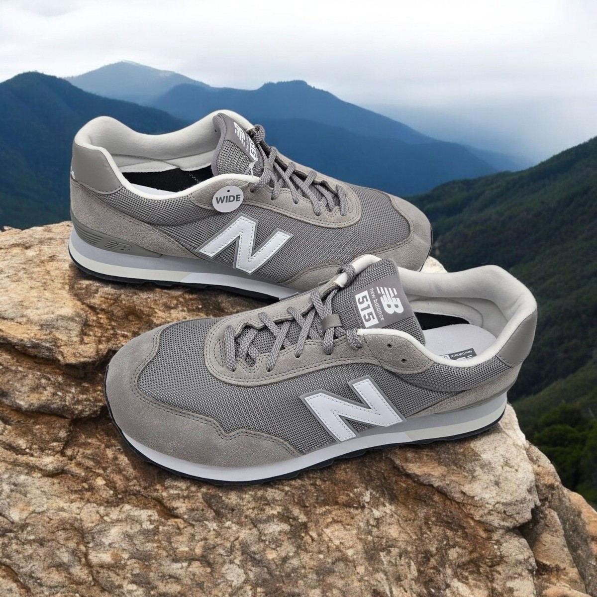 New Balance 515 (ML515GR3) Mens Sneakers Shoe Sz 14 Wide 4E Grey White Cushioned New Balance 515 (ML515GR3) Mens Sneakers Shoe Sz 14 Wide 4E  main image 2