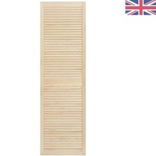 Versatile Vented Louvre Door - Pine Wood, Easy to Paint, Various Sizes Available