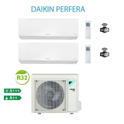 Daikin 2AMXM50M + ATXM35R + ATXM35R Klimaanlage Siesta Perfera Dual Split 12000