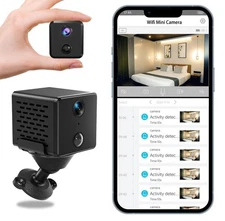 Wireless Mini Security Camera FKJ-WiFi, Remoted App Viewing, Long time Standb...