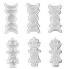 Sun Moon Star Shape Silicone Mold for Resin Casting Making Soap