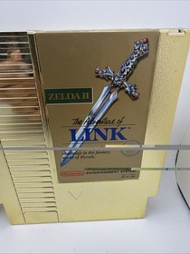 The Legend of Zelda & Zelda II Adventure of Link - Nintendo NES - Genuine Tested