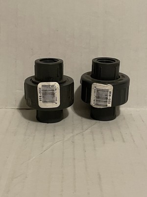 2, 3/8  Threaded PVC Unions ￼