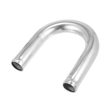 OD 1" 25mm Leg Length 4" 100mm Aluminum Alloy Tube Intercooler Pipe 180 Degree