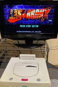 Sega Saturn Software Last Bronx With Manual & Obi Tested Used 1997 From Japan