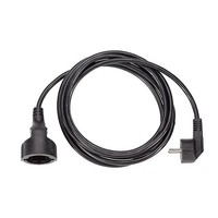 Bachmann - Netzanschlussleitung Schutzkontakt-VerläNgerung 341.184 Pvc 2,00M Sw