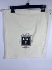 Authentic The Frye Company Cotton Drawstring Dust Bag Replacement Storage Cover