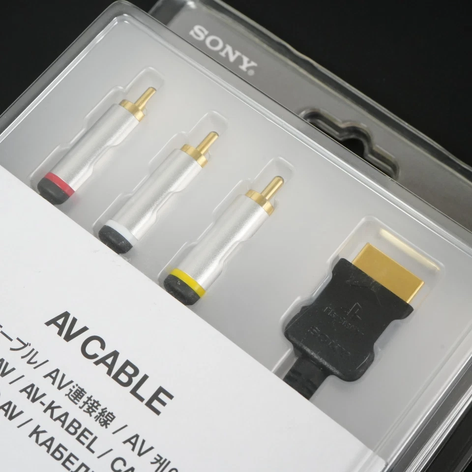 SONY OFFICIAL Playstation AV Cable SCPH-10500 PS PS2 PS3 NEW Sealed - Image 3 of 4