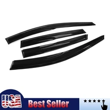Rain Guards For 2007-2011 Honda CR-V 3D Wavy 4pcs Tape-on Mugen Style JDM