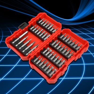 42 Pieces High Carbon Steel Screwdriver Insert Bit Set Hex/Pozi/Phillips/Slotted