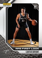 2025-26 Panini Instant NBA Carter Bryant ROOKIE RPS FIRST LOOK 1/387 Spurs #2 RC