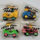 Neuf Target Food Avenue TRES FAST FOOD rare scellé lot complet de 4 coureurs de traction arrière