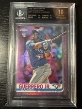 2019 Topps Chrome Vlad Guerrero Jr. Pink Refractor RC BGS Black Label 10 POP 1