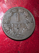 1860 E AUSTRIA 1 KREUZER MINTED IN ROMANIA COIN #534