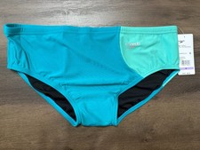 New Speedo Men's Eco Endurance Swim Briefs Aquarium Teal Size 38
