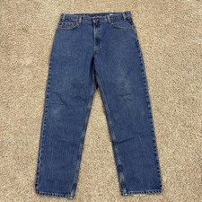 Levis 540 Jeans Mens 36x30 Blue Medium Wash Relaxed Tapered Leg Denim Pants