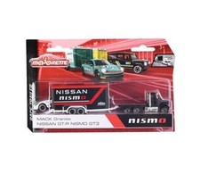 Majorette Mack Granite Truck & Trailer with Nissan GT-R NISMO GT3