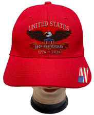 UNITED STATES 250th Anniversary 1776-2026 Adjustable Cap Baseball Hat LOT 1-12pc