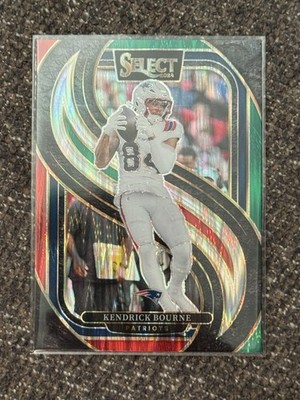 2024 Panini Select - Kendrick Bourne #176 Black & Green Shock Prizm