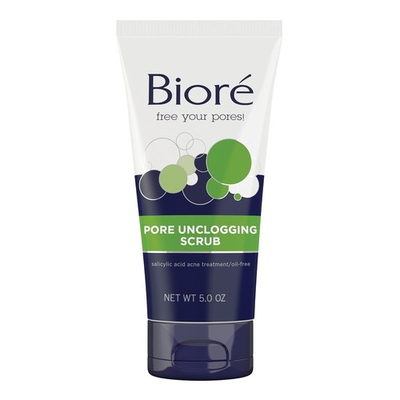 #ad Bioré Pore Unclogging Scrub Removes Excess Dirt and Oils Face Scrub with Sali $8.99