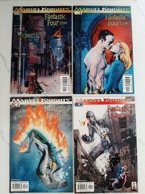 Fantastic Four #1 2 3 4 complete 2001 Marvel Knights Grant Morrison, Jae Lee
