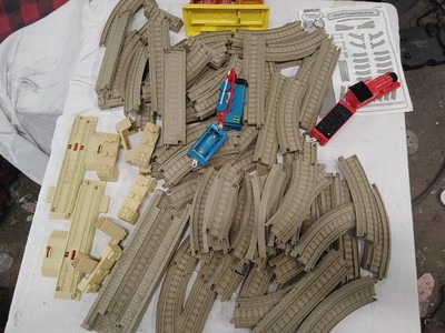 Lot of 82 Thomas & Friends Trackmaster Assorted Tan Train Track Pieces