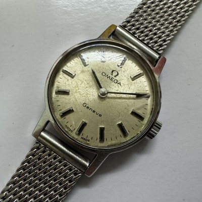 OMEGA Geneve オメガ Ref.511.346 Cal.485 Genuine OMEGA Geneve 511.346 Cal.485 Ladies Watch Junk #633 | eBay