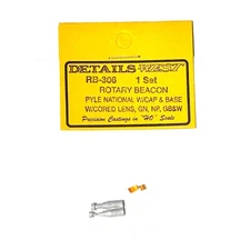 NEW Details West RB-306 Rotary Beacon with Cored Lens Pyle National with Cap &