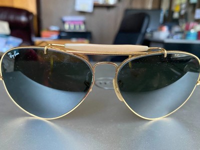 VINTAGE RAY-BAN  BAUSCH & LOND G-15 AVIATER SHOOTER SUN GLASSES  EXC. COND