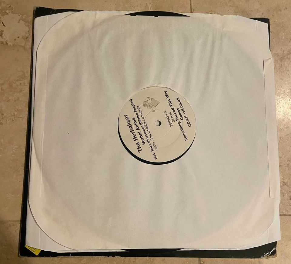 Herbaliser ft MF Doom – Verbal Animé 12" 2002 UK Ninja Tune ZEN64P1 Promo - VG - Image 3 of 4