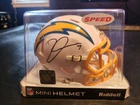 Derwin James autographed Chargers mini helmet Beckett COA
