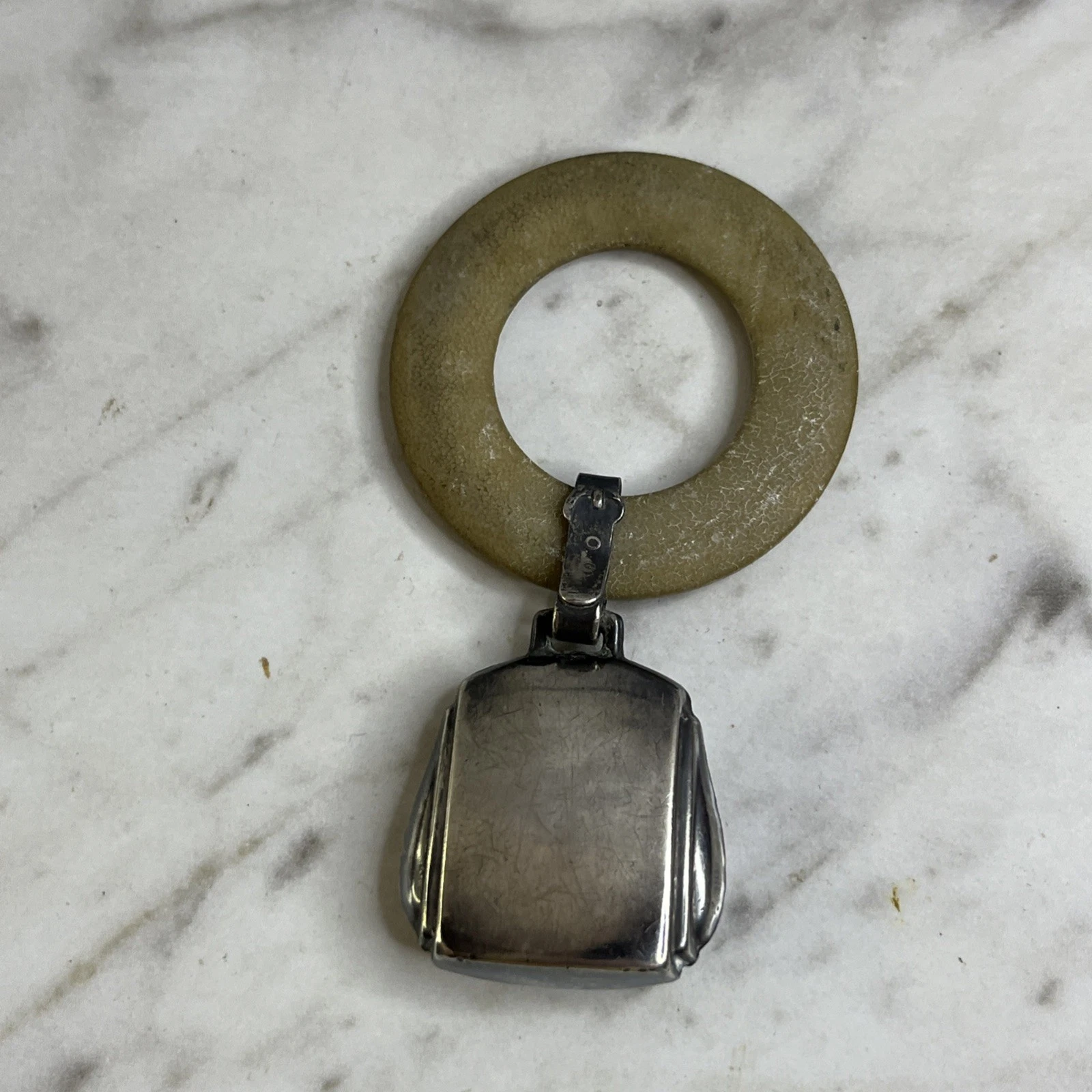 Vintage Sterling Silver Baby Bell Rattle Round Teething Ring
Opens in a new window or tab