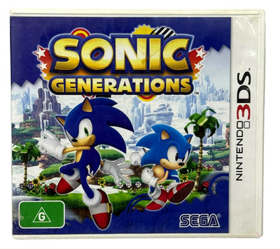 Sonic Generations Nintendo 3DS 2DS Game