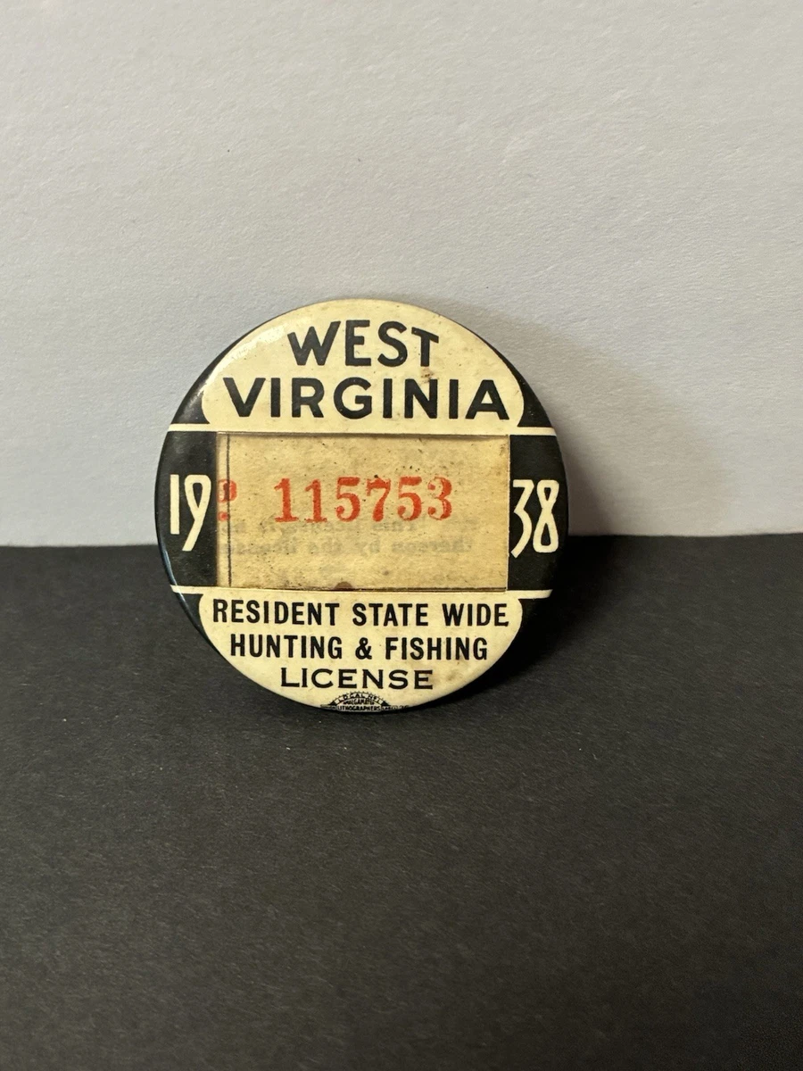 Ancien Pin's De Pêche Minnesota 1927 – Permis Non Résident