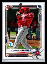 Alexander Ramirez Los Angeles Angels #BFE-145 Bowman 2021 Bowman 1st Edition
