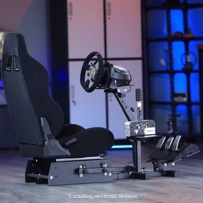 Dardoo Rennsimulator Cockpit mit Sit Rahmen Fit FANTEC Logitech G29 Thrustmaster