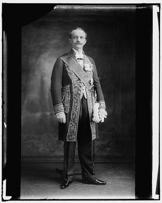 Photo:UNIDENTIFIED MAN. AMBASSADORIAL TRAPPINGS