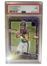 2023 Panini Donruss The Rookies C.J. Stroud #21 PSA 9 Rookie Houston Texans