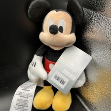 Disney Mickey Mouse Plush Classic Red Shorts Yellow Shoes Store Tag