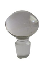 Szkło karafka do sztuki nowoczesnej z połowy wieku przezroczysta kula TYLKO KOREK