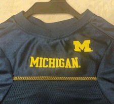 Michigan Wolverines Dog Mesh Team Jersey XL Extra Large NCAA Licensed Pet Wear