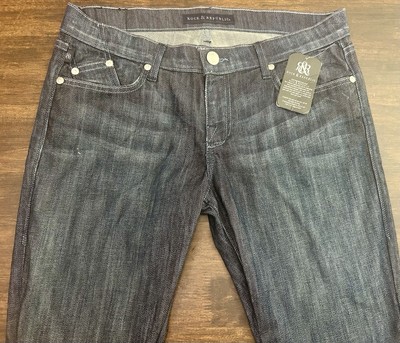 NWT Rock & Republic Roth Jeans 31 34x 33 Slim/Straight RN# 110113 CA# 19371