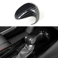 Eurowagens Schalthebel Abdeckung Innen Carbonfaser Schwarz Fashion