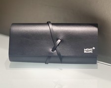 Mont Blanc Sunglasses Eyeglasses Leather Square Large Hard Case, Giftbox